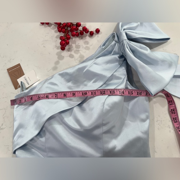 Missacc One-Shoulder Sky Blue Prom Dress - Picture 6 of 10